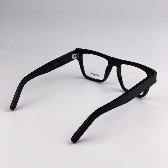 Saint Laurent  SL 469 Wave 001 Sunglasses Black Smoke Square Unisex - Picture 10 of 12